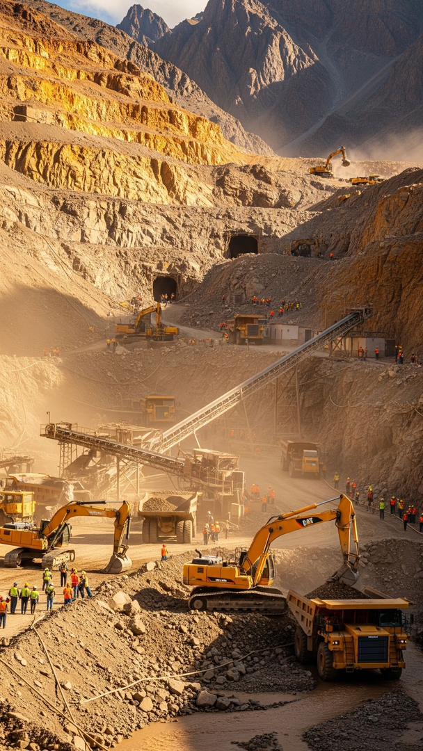 Modern Alpine mine operations