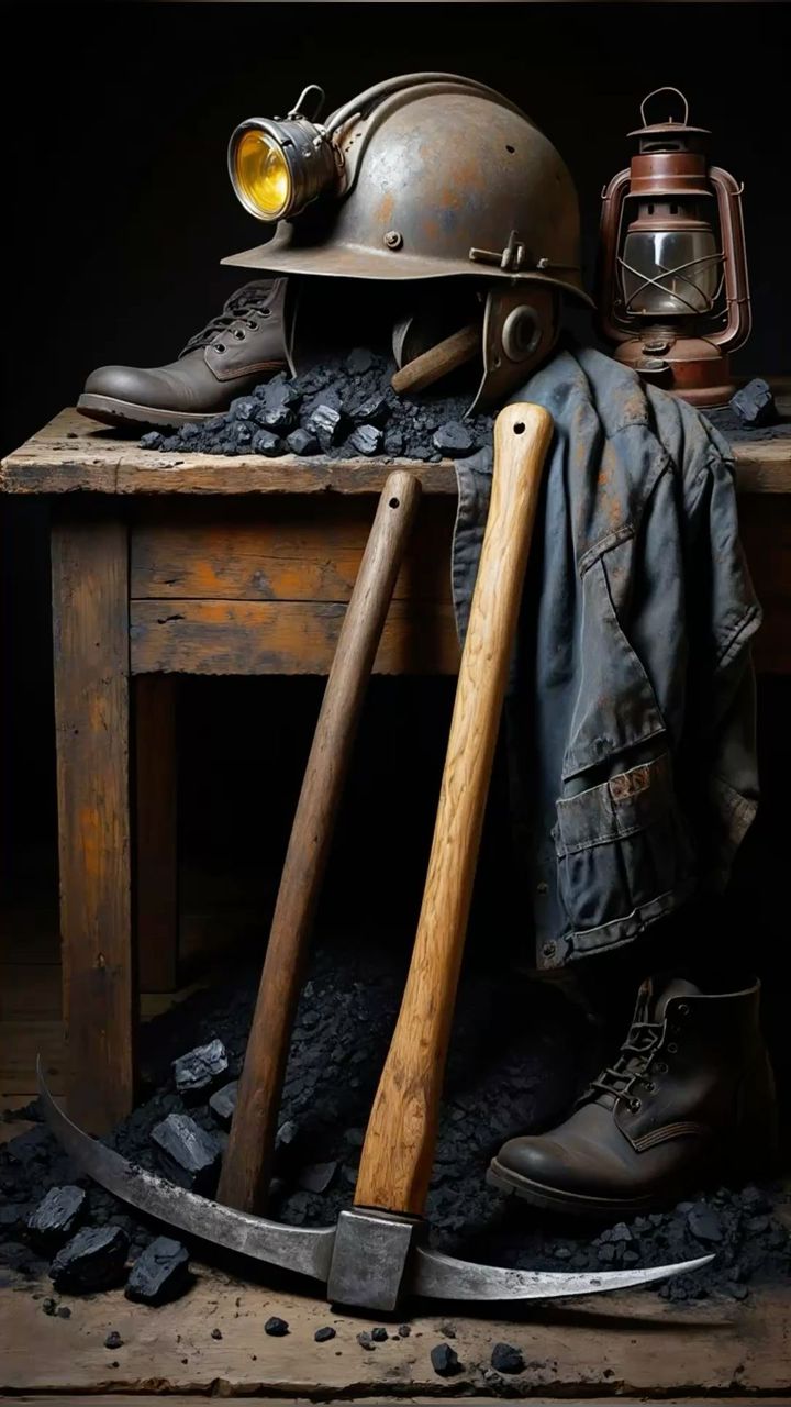 Historic mining equipment